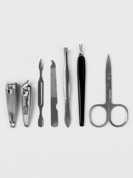 Набор маникюрный «Рептилия», 7 предметов, в футляре, МИКС