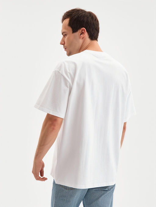 Футболка мужская MINAKU: Infinity, белая, р-р 50-52