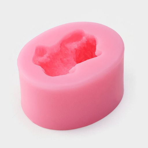 Молд для заливки 3D Доляна Собака, силикон, 5.4?4.3 см, розовый  фото 2