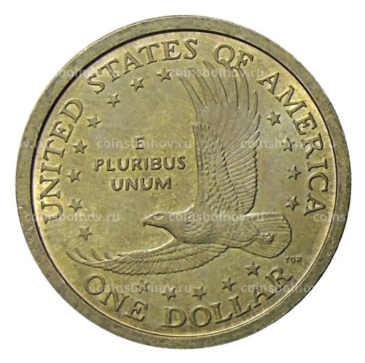 Монета 1 доллар 2000 года P США Сакагавея  Парящий Орел