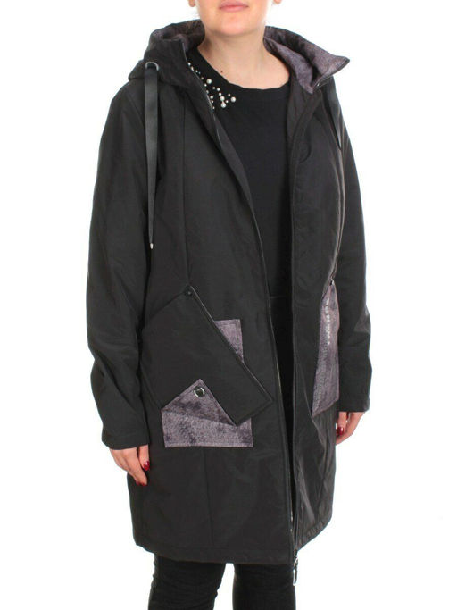 BM-12 BLACK Куртка демисезонная женская АЛИСА (100 гр. синтепон) - Fashion фото 8