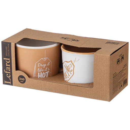 НАБОР КРУЖЕК 2ШТ POSITIVE 340 МЛ - Lefard фото 2