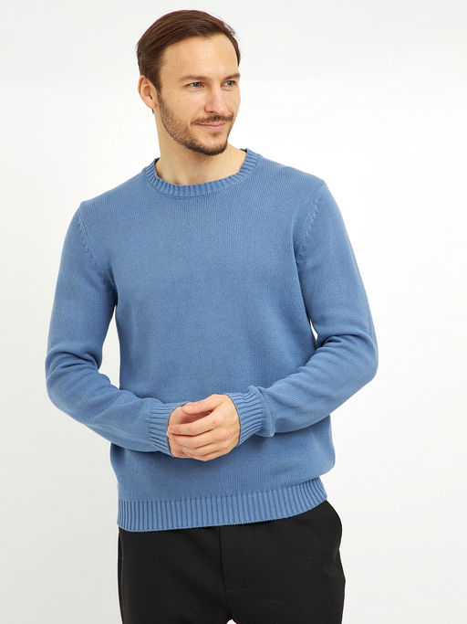 джемпер мужской базовый из хлопка - Glenfield фото 4