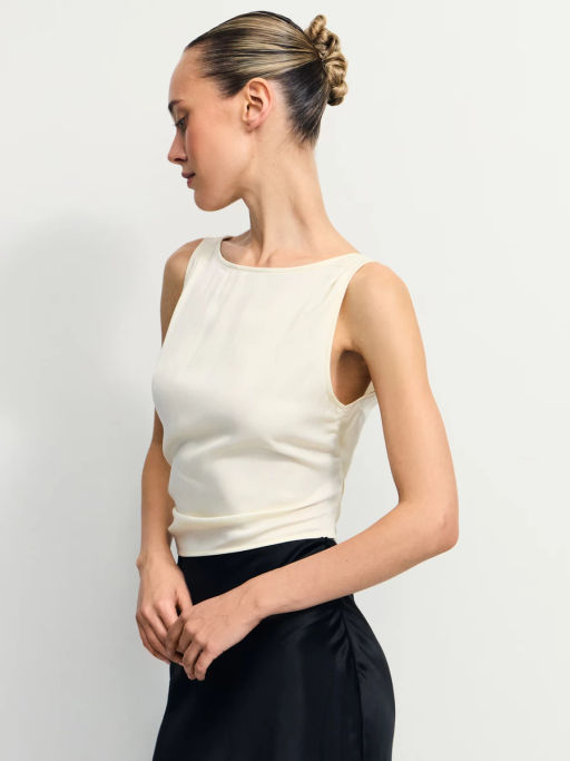 Блуза из вискозы с завязками / Zarina