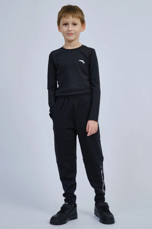 Футболка д/р Синтетика Черный - Anta sport фото 2