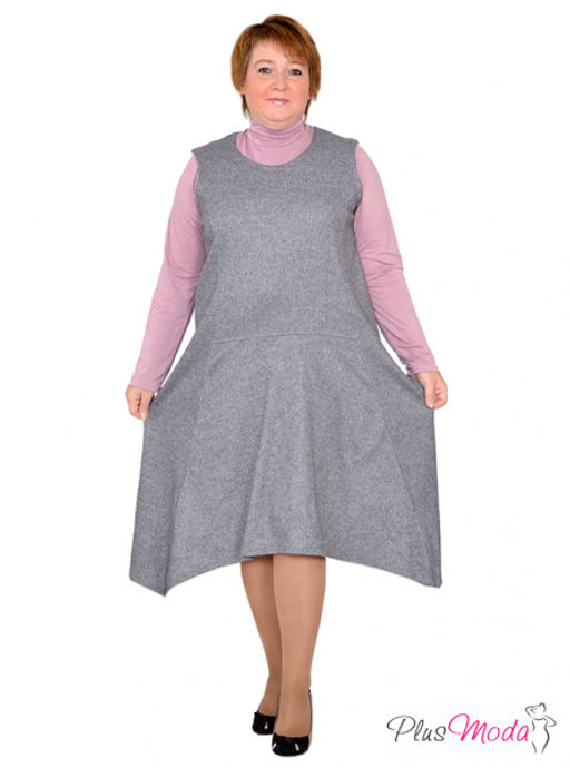 Платье-сарафан Модель №347 размеры 44-80 - Plusmoda фото 7