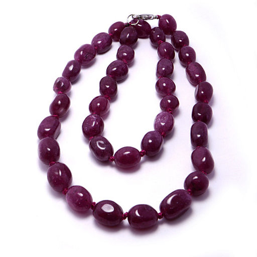 Бусы из камня Сливовый агат Индиго дарует исполнение желаний