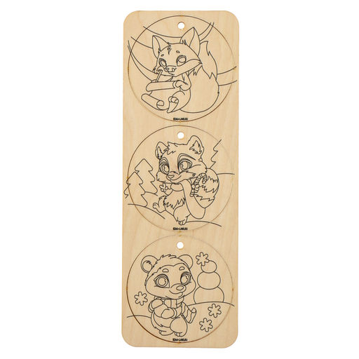 Заготовки для творчества на новый год Шары, с карандашами