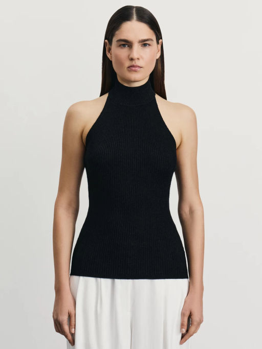 Топ халтер с люрексной нитью / Zarina  фото 3