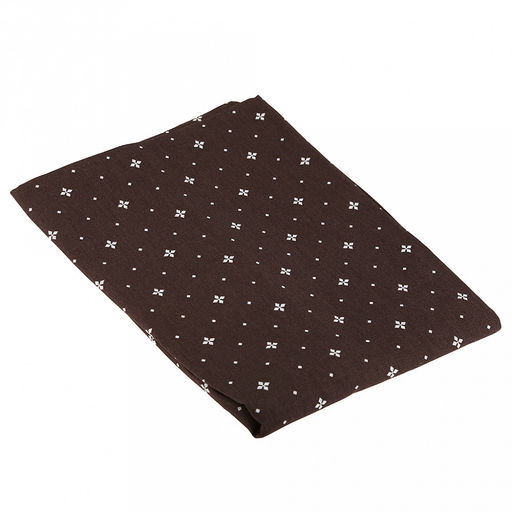 Наволочка 50х70см "Корсика" коричневый, с клапаном-запахом, бязь 121г/м2, хлопок 100%, упаковка ПП 22х30см, "Домашняя мода" (Россия)