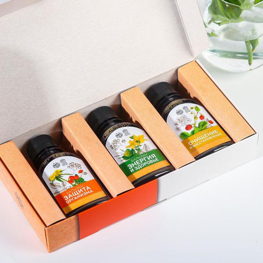 Набор безалкогольных бальзамов Крепкий иммунитет на травах горного Алтая, в пластиковой бутылке, 3 шт х110 мл. - Simaland фото 3