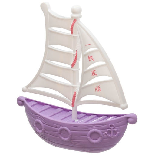 Резиновые игрушки для ванны Крошка Я «Уточки на корабле», в наборе 7 шт., с пищалкой, МИКС