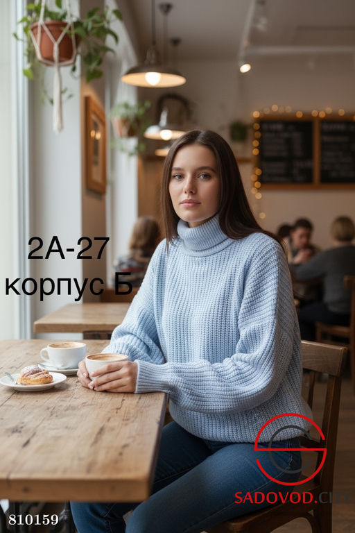 Свитер водолазка вязанная - Bruno фото 2