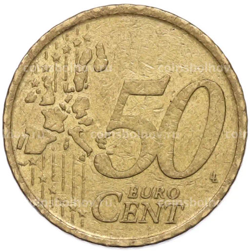 Монета 50 евроцентов 2000 года Испания