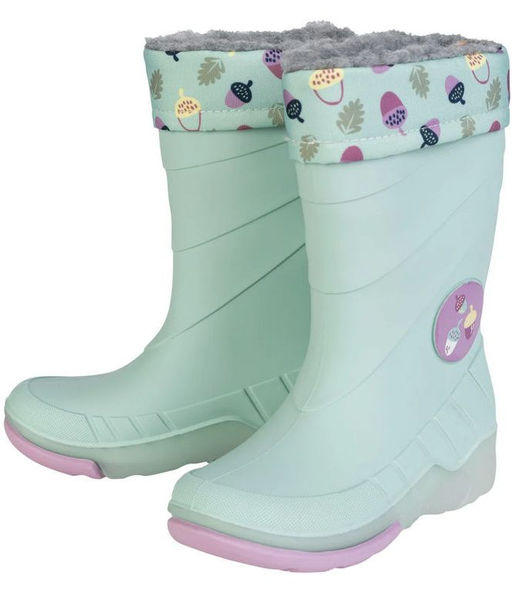 Утепленные резиновые сапоги для девочек LUPILU с мигающими пятками  фото 44