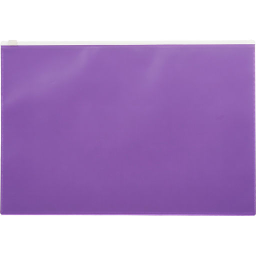 Цена за 2 шт. Папка-конверт на молнии А4 Attache Color , фиолетов