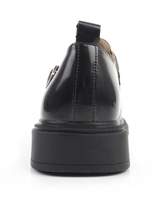 06-PDEB98-3 BLACK Туфли женские (натуральная кожа)