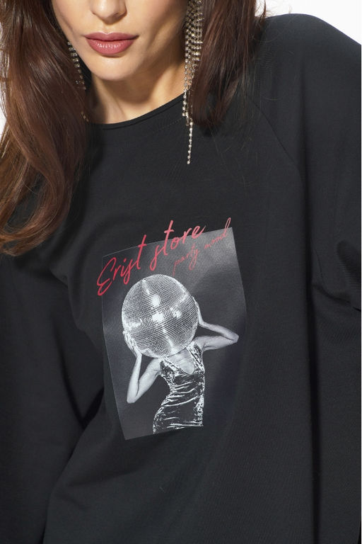 Лонгслив Party Mood Black - Erist store фото 7