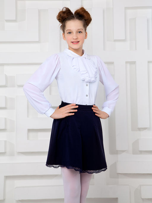 Блузка "Ярослава",белый