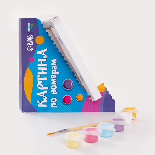 Картина по номерам на подставке Милые зайчата 15 15 см - Школа талантов фото 6