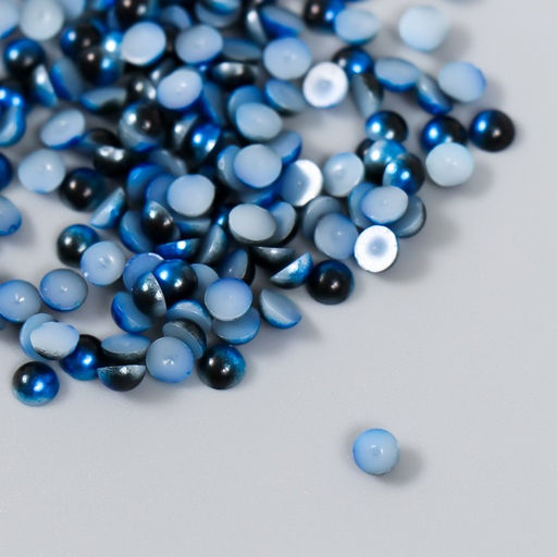 Декор Градиент синий d=4 мм 10г 200 шт 5х2,5 см - Арт узор фото 3