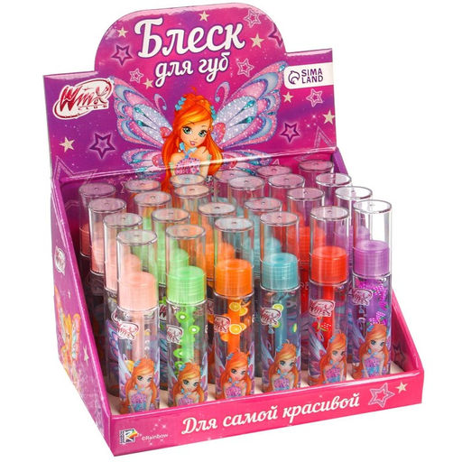 Блеск для губ детский, микс вкусов, 8 мл «Блум», WINX