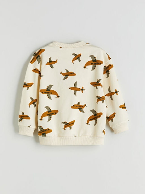 Bisiklet Yaka Erkek ?ocuk Sweatshirt