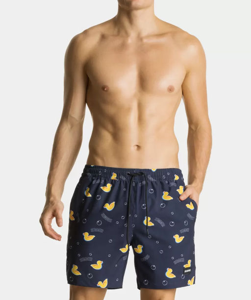 ATLANTIC KMB-220 Шорты мужские пляжные Summer Duck темно-синий