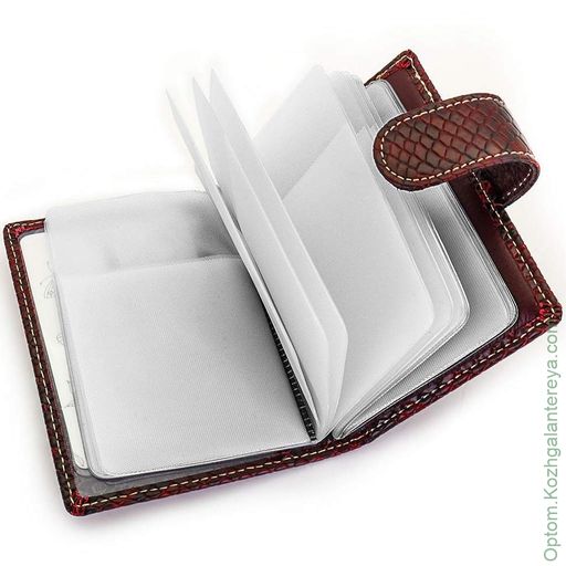 Женская кожаная визитница Sergio Valentini СВ 8137-010 фото 2