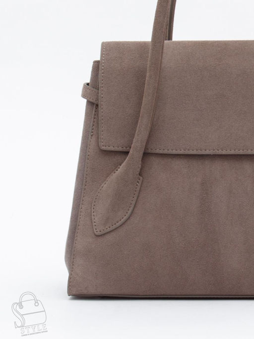 Сумка женская кожаная 2424YF apricot  Polina&Eiterou