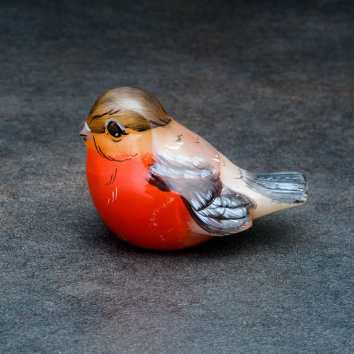 Фигурка «Снегирь», 4.5×6 см, селенит