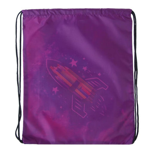 Мешок для обуви 420 х 340 мм, Calligrata МСО-5С, (мягкий полиэстер, плотность 210D), Вперёд к знаниям  фото 3