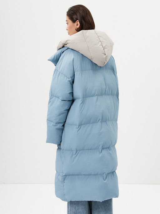 Пальто женское 12511-23052 blue/light grey