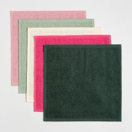 Набор махровых салфеток So pretty 30х30 см -5шт, 100% хл, 340гр/м2 - Этель фото 3