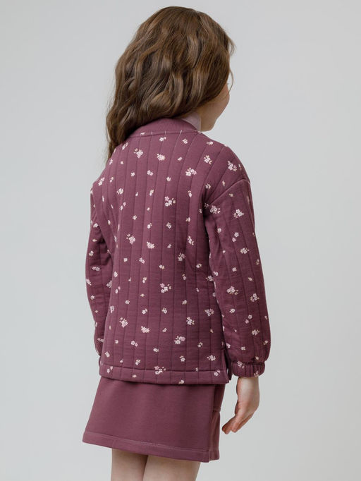 КР 302574/бордовый 1411 Н068.1 к651 жакет (бомбер) для дев - Crockid фото 3