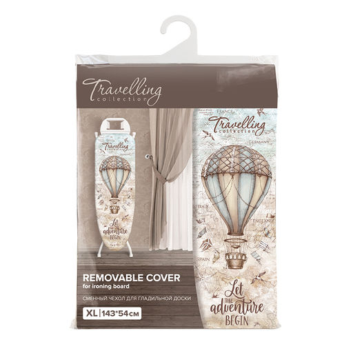 Чехол для гладильной доски, большой, 143*54 см, TRAVELLING , шт - Valiant фото 4