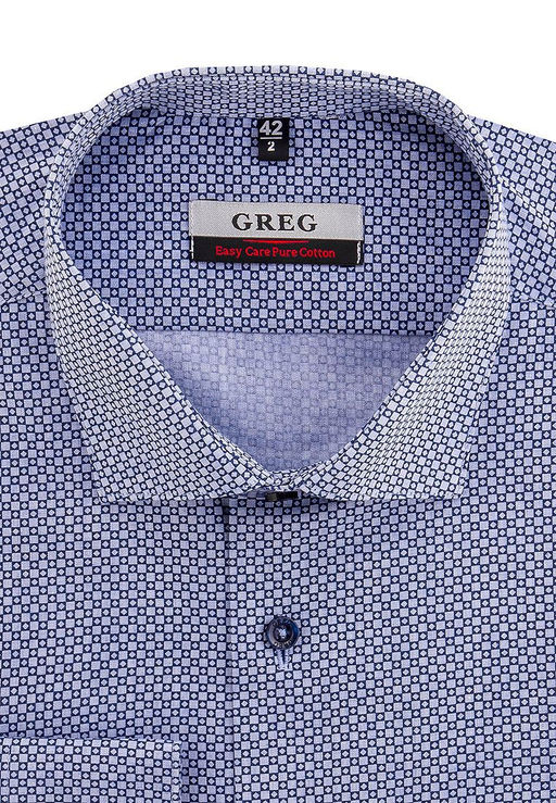 Сорочка мужская длинный рукав GREG 224/131/8/ZV  фото 8