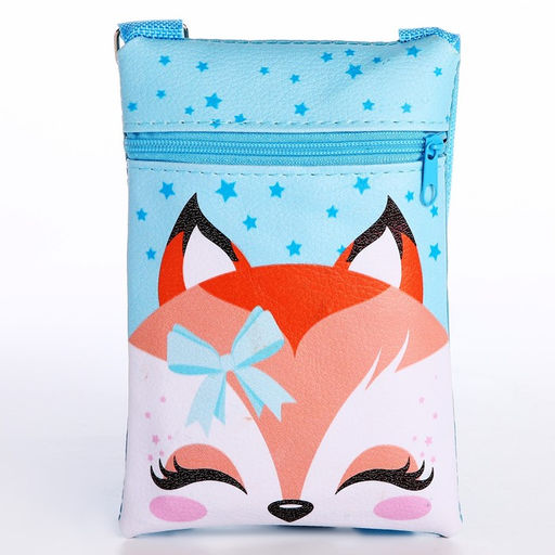 Подарочный набор для девочки Добрая лисичка, сумка, значок