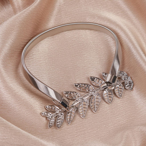 Подхват для штор «Ветка», 10×4 см, 32 см, цвет серебряный