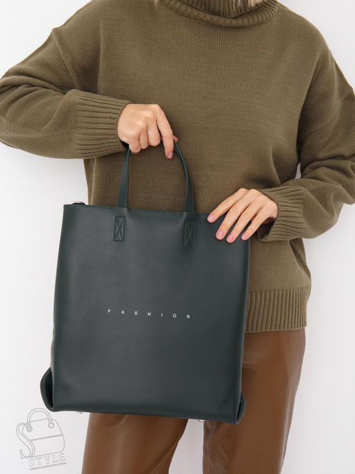 Сумка женская кожаная 1001L green Plina&Eiterou