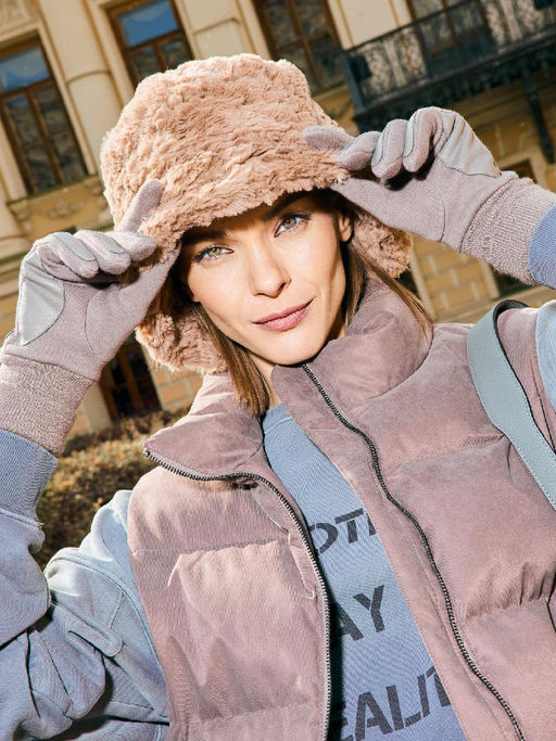 Перчатки жен Labbra LB-PH-15 taupe  фото 2