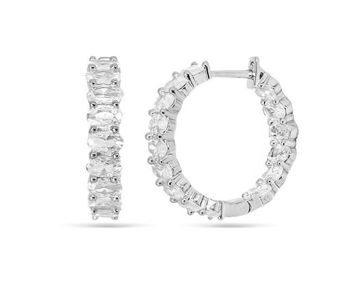 Серьги из серебра куб.циркон., МЦВА207