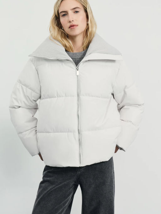 Куртка с вязаным воротником / Zarina