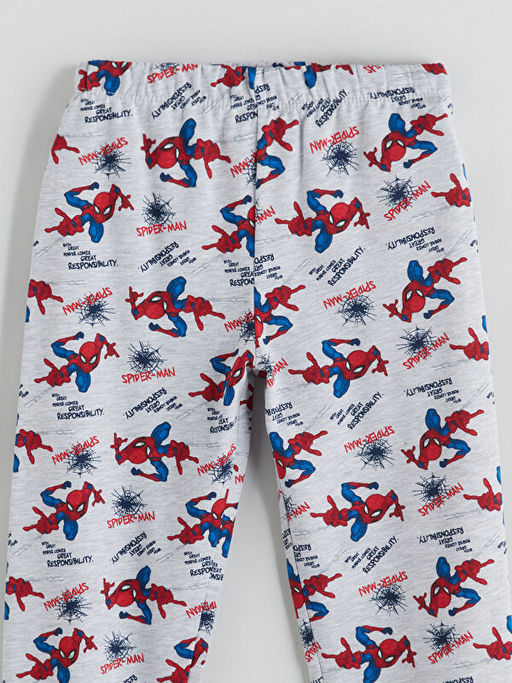 Beli Lastikli Spider-Man Bask?l? Erkek ?ocuk Pijama Alt