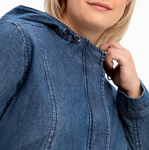 Парка, синяя - Sheego фото 5