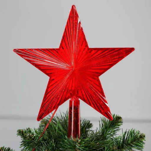 Гирлянда звезда на вершину елки 23х4х25 см 30 LED / GT700R /уп 100/красная - Галеонтрейд фото 2