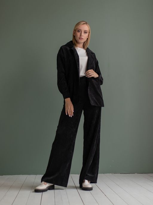 вельветовая рубашка 990-0578 - Трика фото 3