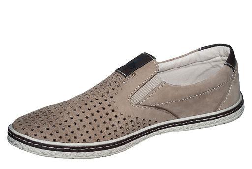 Слипоны мужские из натуральной кожи - Dynamic фото 2