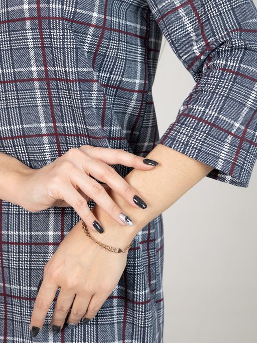 Платье женское П-139 (футер с лайкрой) Бордовая