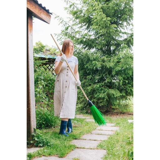 Метла наборная, с черенком, 5 колец, МИКС - Simaland фото 5